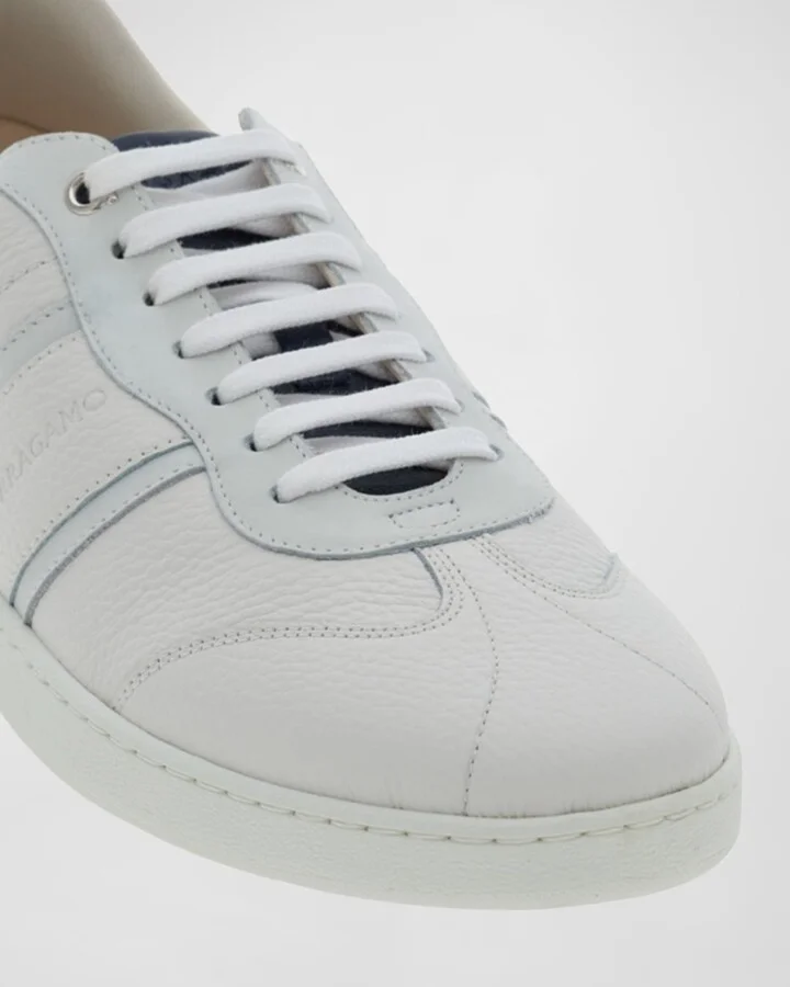 Men's Achille 1 Leather Low-Top Sneakers - Image 9
