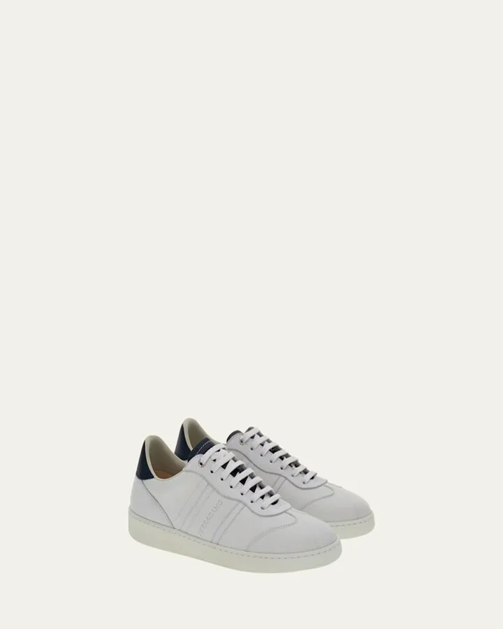 Men's Achille 1 Leather Low-Top Sneakers - Image 3