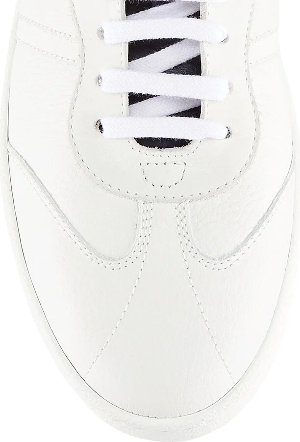 Men's Achille 1 Low-Top Sneakers - Bianco Ottico Blue Marine - Size 9 - Image 4