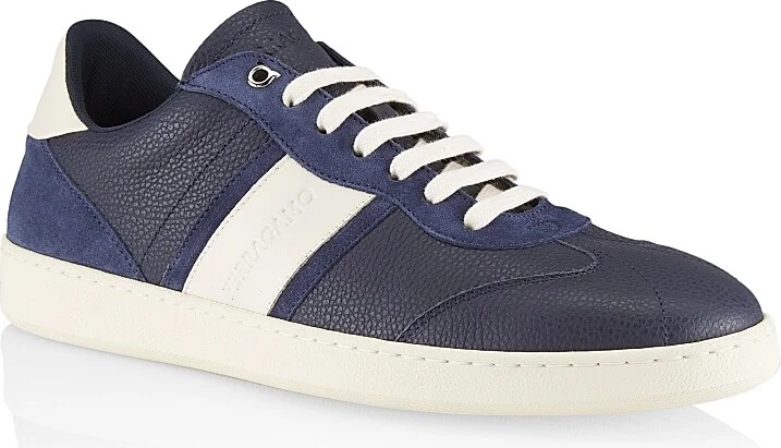 Men's Achille 1 Low-Top Sneakers - Blue Marine Mascarpone - Size 9 - Image 2