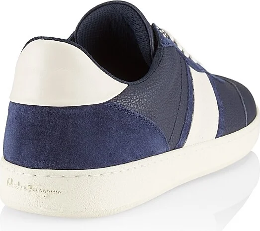 Men's Achille 1 Low-Top Sneakers - Blue Marine Mascarpone - Size 9 - Image 3