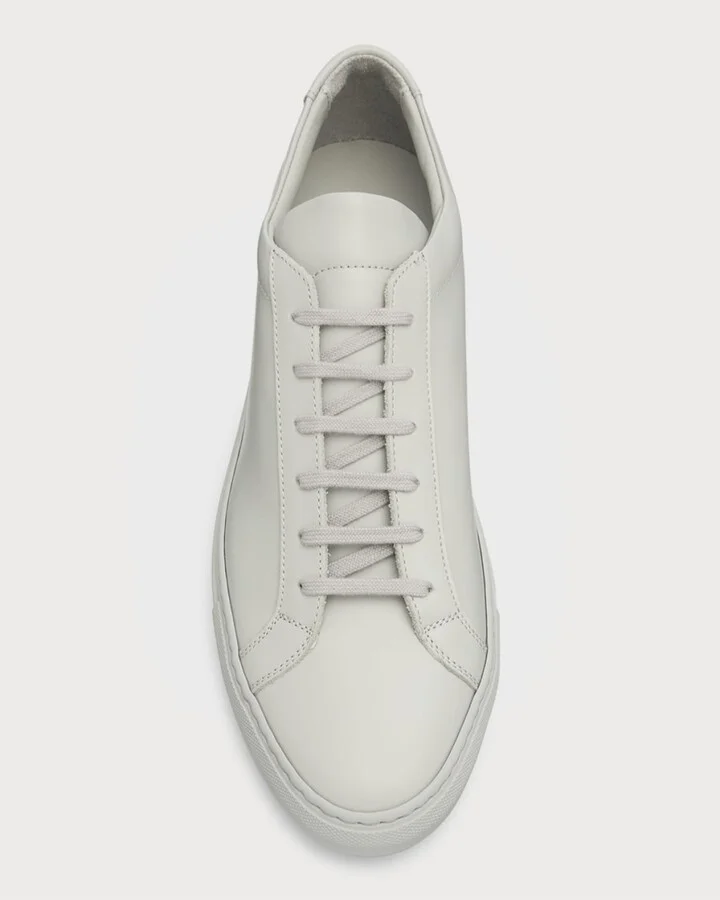 Men's Achilles Leather Low-Top Sneakers - Image 2