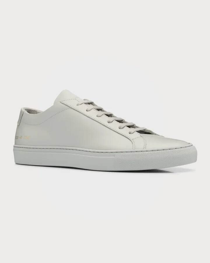 Men's Achilles Leather Low-Top Sneakers - Image 4