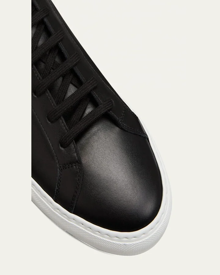 Men's Achilles Leather Low-Top Sneakers - Image 2