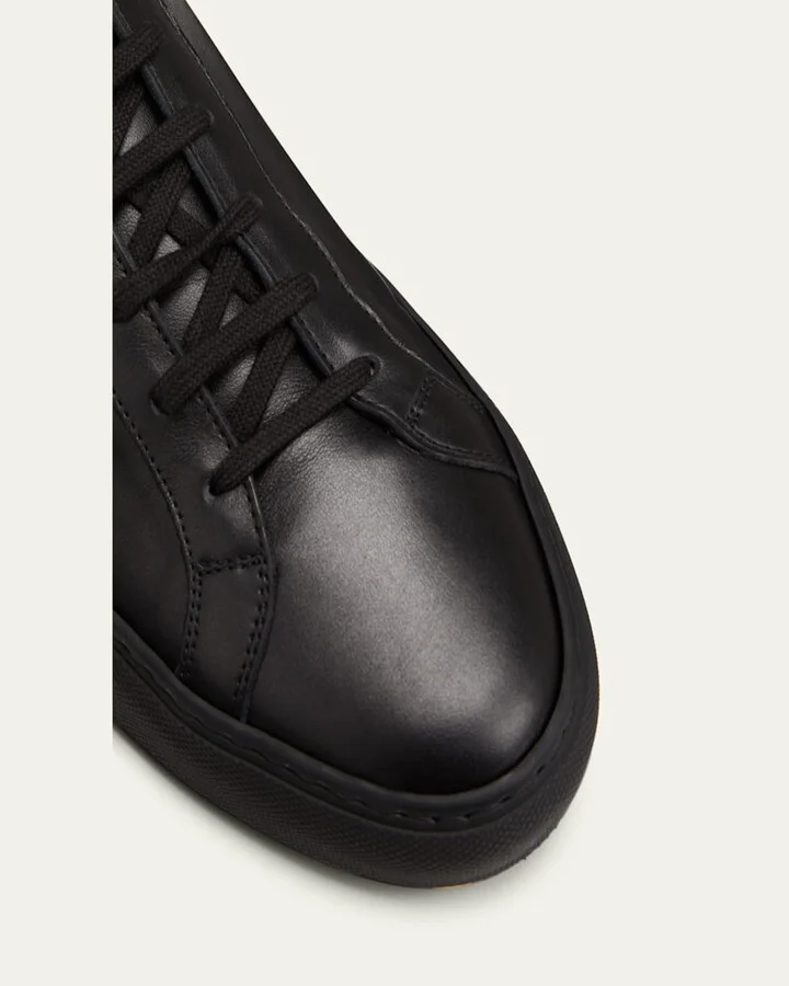 Men's Achilles Low-Top Sneakers, Black - Image 3