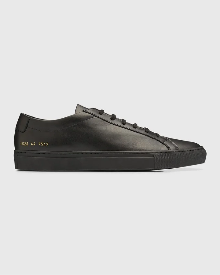 Men's Achilles Low-Top Sneakers, Black