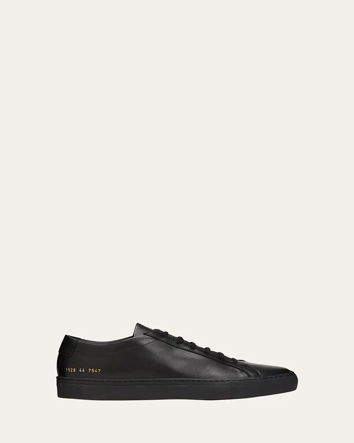 Men's Achilles Low-Top Sneakers, Black