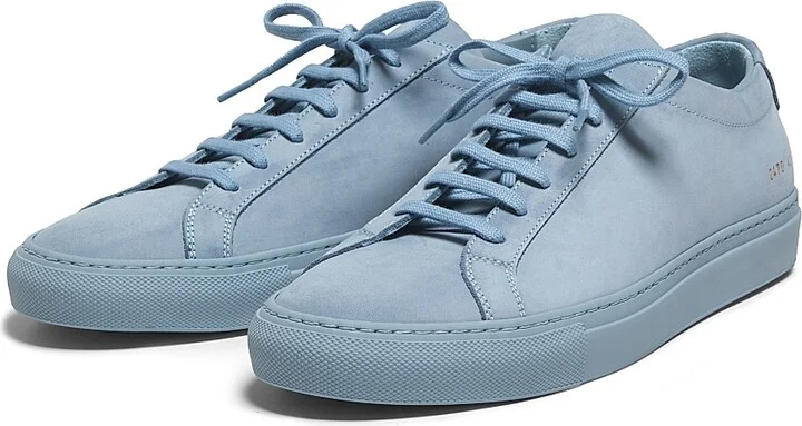Men's Achilles Waxed Suede Sneakers - Powderblue - Size 6 - Image 2