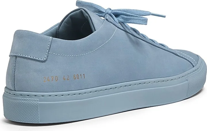 Men's Achilles Waxed Suede Sneakers - Powderblue - Size 6 - Image 3