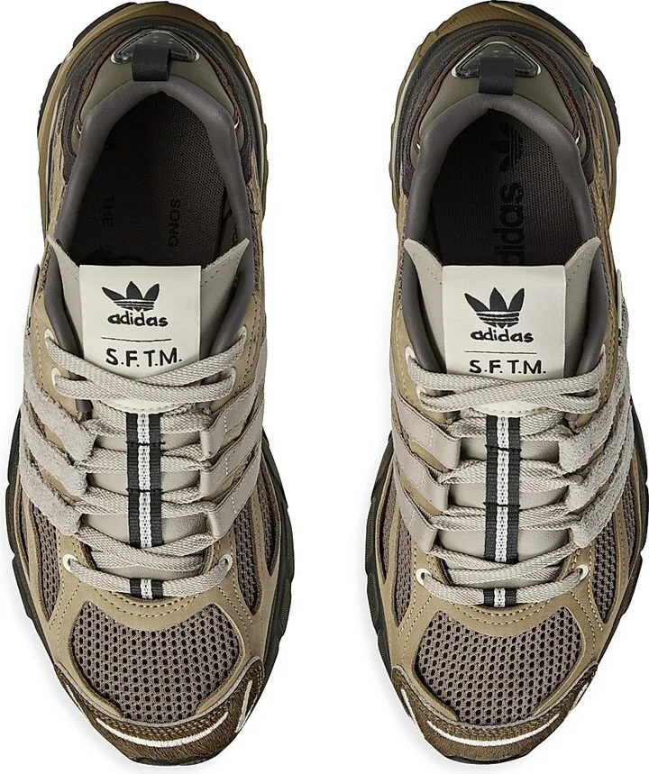 Men's adidas x Song For The Mute Adistar Cushion STFM Sneakers - Simple Night Brown - Size 5 - Image 4