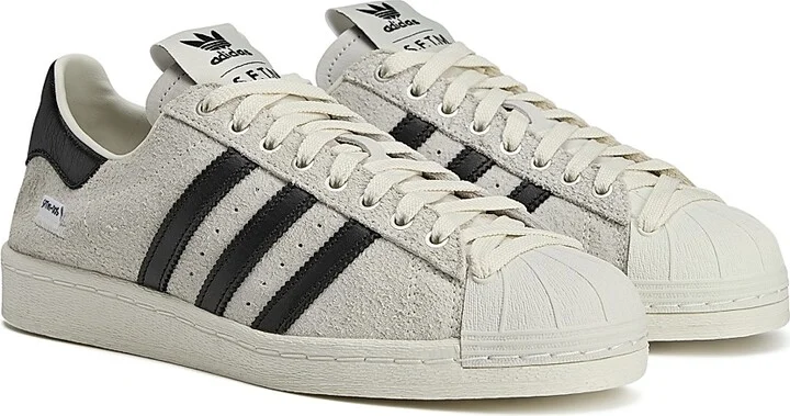 Men's adidas x Song For The Mute Superstar 82 STFM Sneakers - Supplier Black White - Size 6 - Image 9
