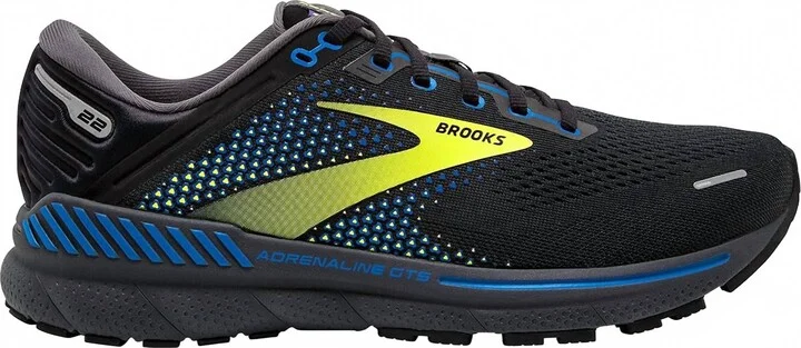 Men's Adrenaline Gts 22 Shoes In Black/blue/nightlife