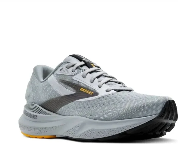 Men's Adrenaline Gts 24 Shoes - Wide Width (Ee) In Alloy/white/gold Fusion