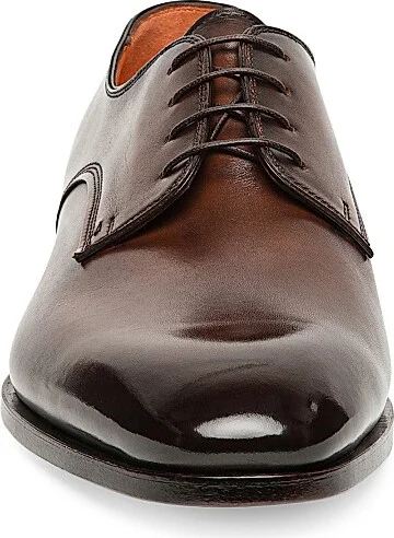 Men's Adrian Leather Dress Shoes - Dark Brown - Size 7 - Image 5
