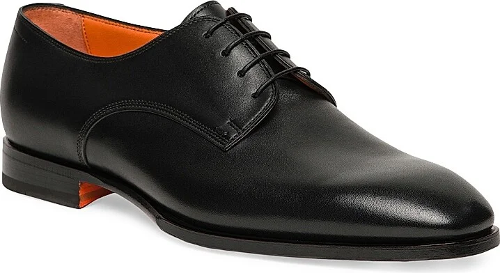 Men's Adrian Leather Dress Shoes - Dark Brown - Size 7 - Image 7