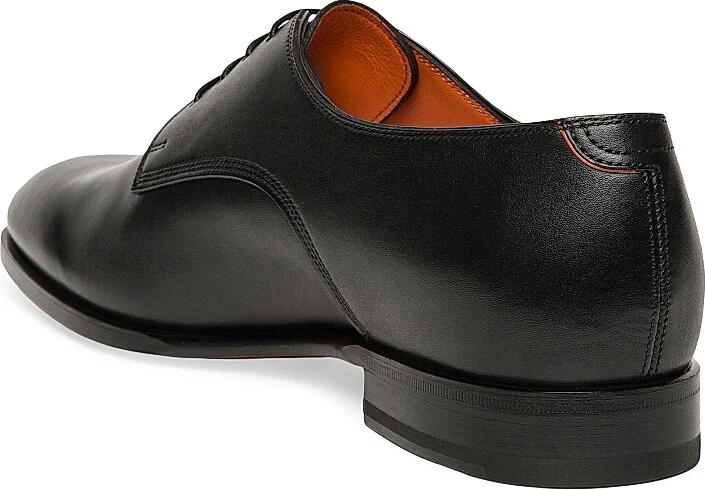 Men's Adrian Leather Dress Shoes - Dark Brown - Size 7 - Image 8