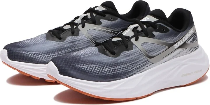 Men's Aero Glide Running Shoes In Black/alloy/coral Gold