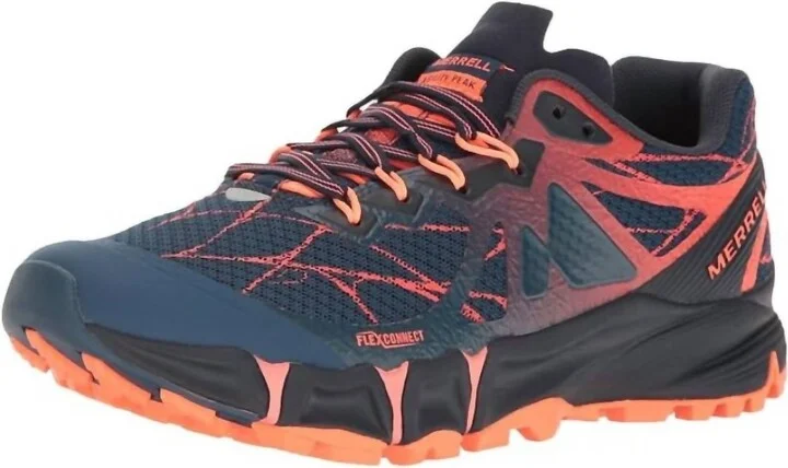 Men's Agility Peak Flex Trail Running Shoes In Navy