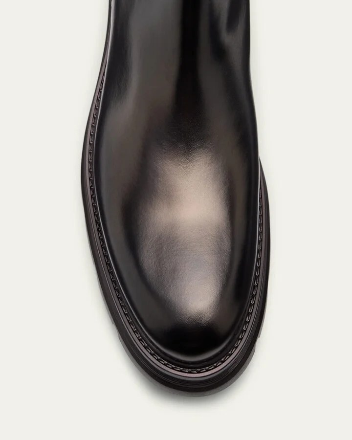 Men's Aiden Leather and Neoprene Chelsea Boots - Image 2