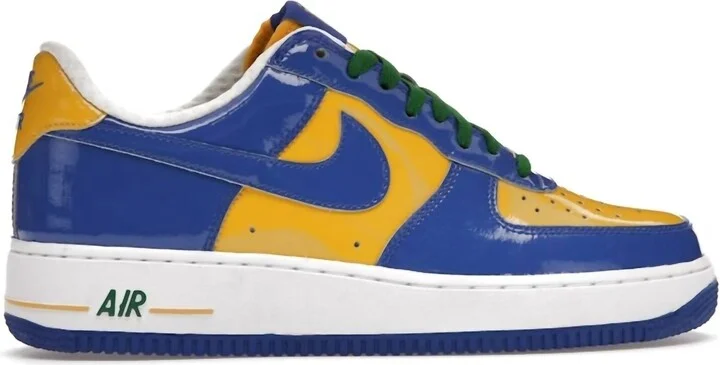 Men's Air Force 1 Premium Brazil World Cup Limited Edition Sneakers In Royal