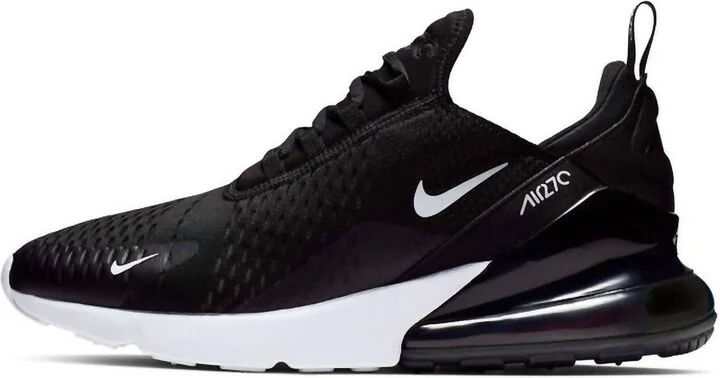 Men's Air Max 270 Running Shoes In Black/anthracite White