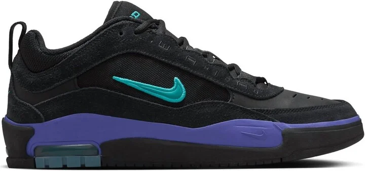 Men's Air Max Ishod Sneakers In Black Cactus Violet