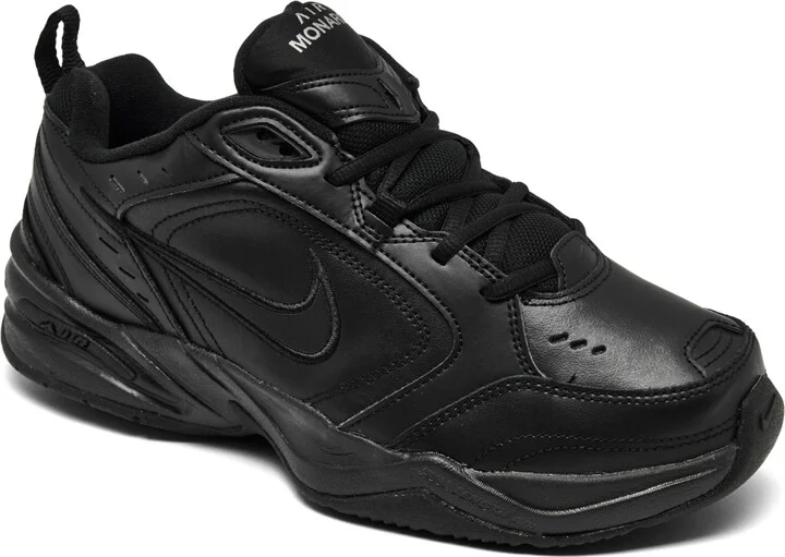 Men's Air Monarch Iv Wide Width Training Sneakers from Finish Line - Black, Black - Image 2
