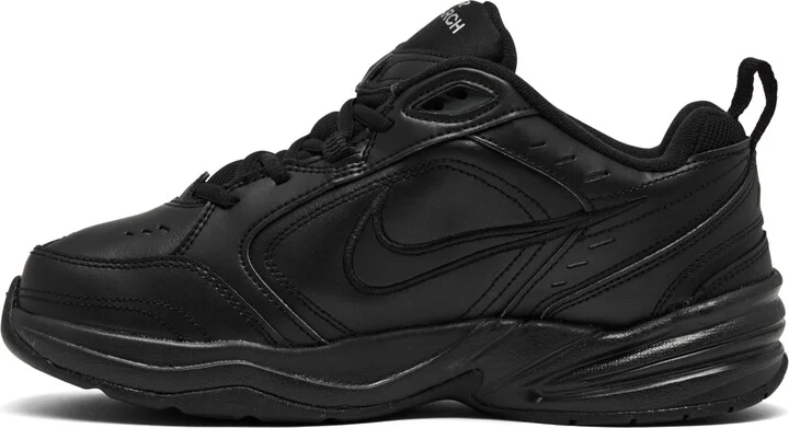 Men's Air Monarch Iv Wide Width Training Sneakers from Finish Line - Black, Black - Image 3