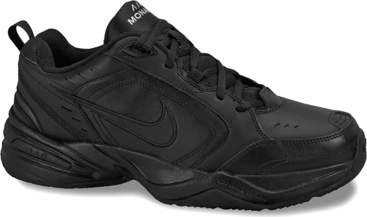 Men's Air Monarch Iv Wide Width Training Sneakers from Finish Line - Black, Black