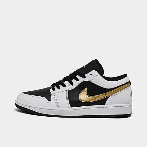 White/Black/Metallic Gold