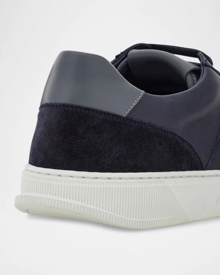Men's Alaska Gancio Leather Low-Top Sneakers - Image 2