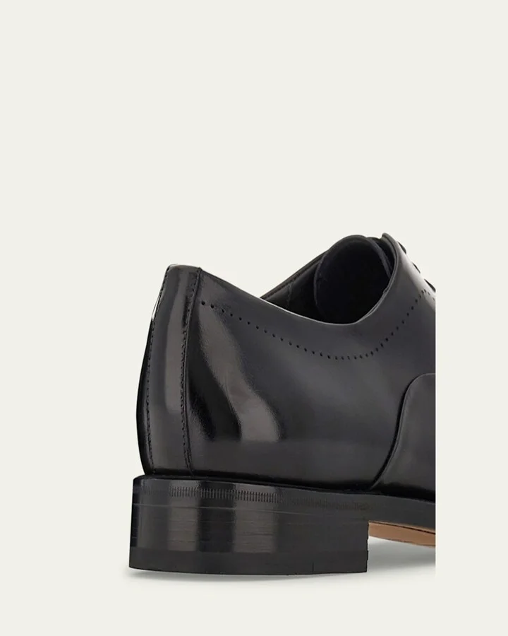 Men's Albert Tramezza Cap-Toe Brogue Leather Oxfords - Image 5