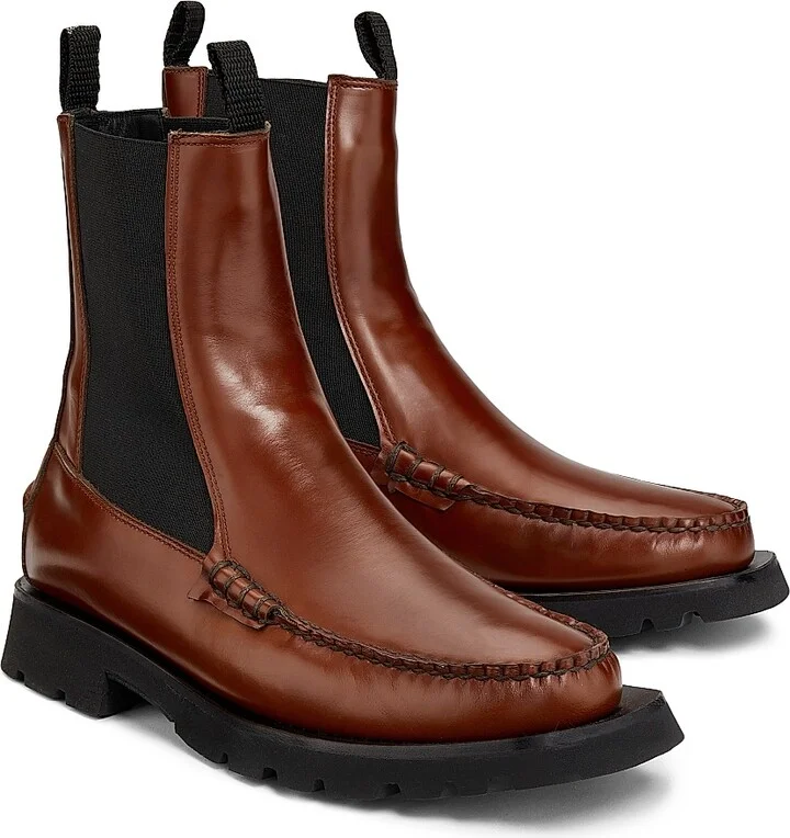 Men's Alda Sport Leather Chelsea Boot - Tan - Size 7 - Image 2