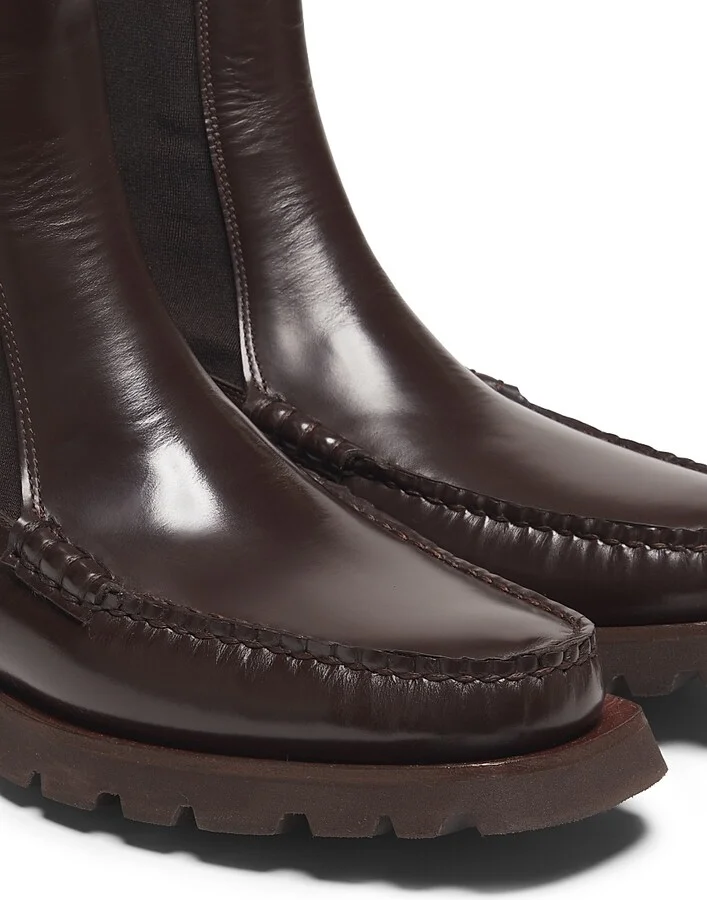Men's Alda Sport Leather Chelsea Boot - Tan - Size 7 - Image 7
