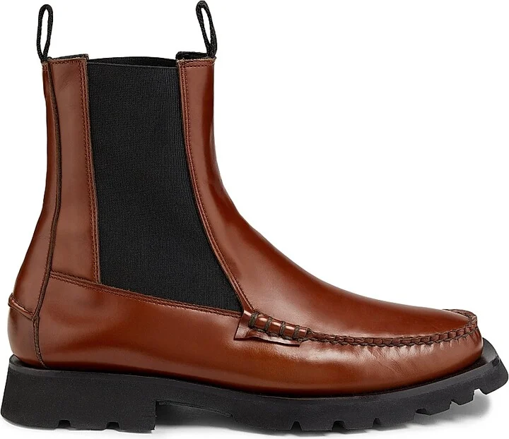 Men's Alda Sport Leather Chelsea Boot - Tan - Size 7