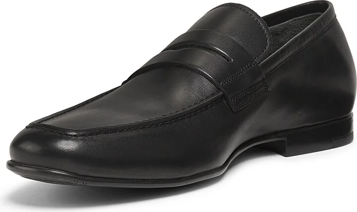 Men's Alek Leather Loafers - Nero - Size 9.5 - Image 2