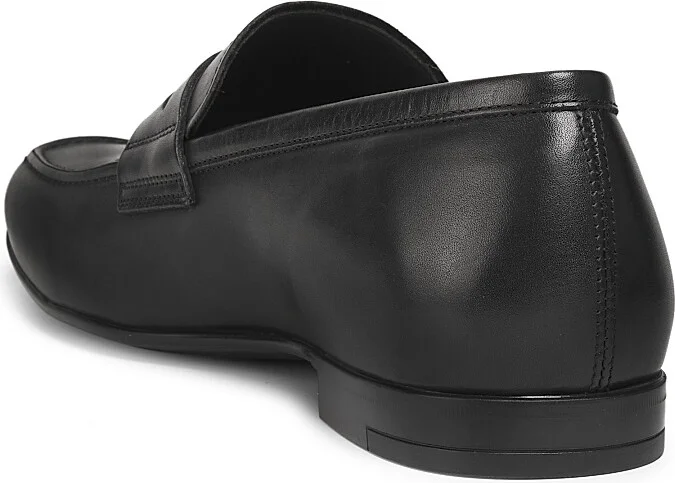 Men's Alek Leather Loafers - Nero - Size 9.5 - Image 3