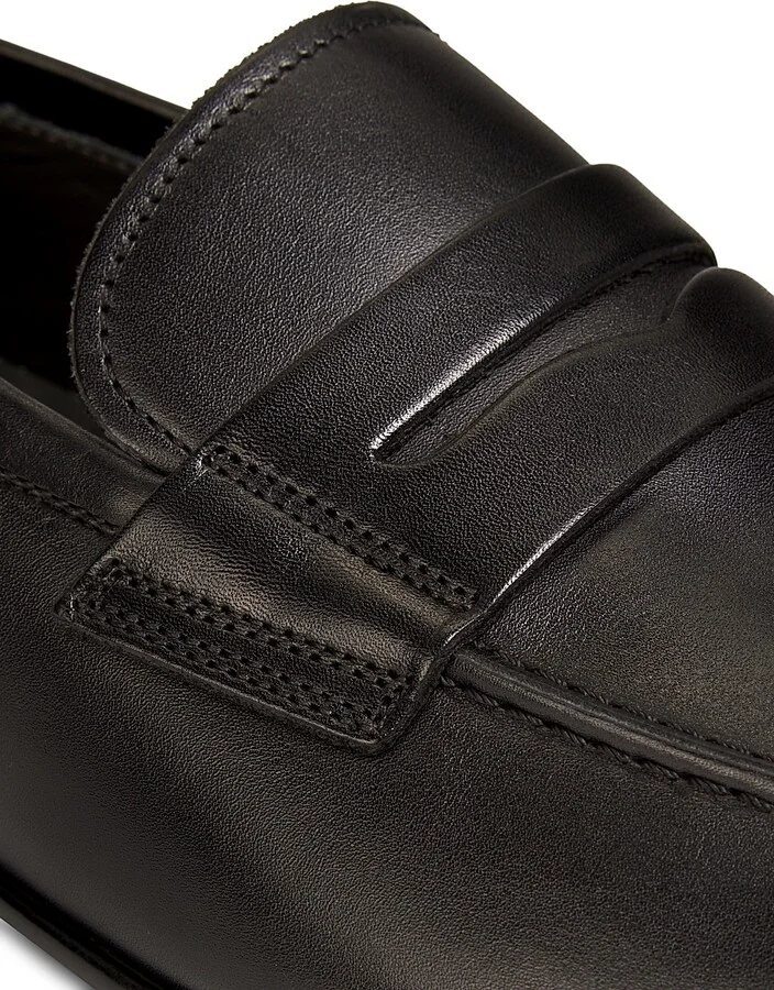 Men's Alek Leather Loafers - Nero - Size 9.5 - Image 5