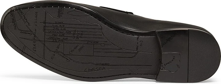 Men's Alek Leather Loafers - Nero - Size 9.5 - Image 6