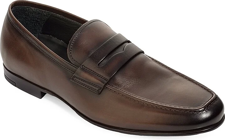 Men's Alek Leather Loafers - Nero - Size 9.5 - Image 7