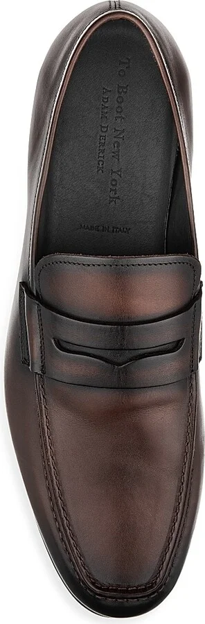 Men's Alek Leather Loafers - Nero - Size 9.5 - Image 8