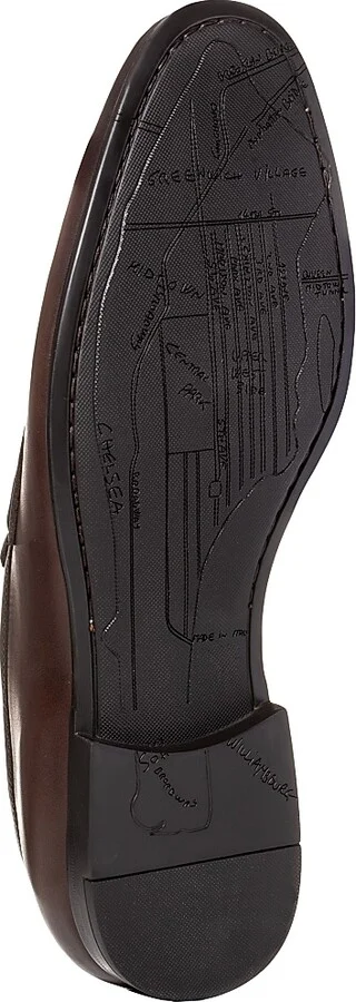 Men's Alek Leather Loafers - Nero - Size 9.5 - Image 9