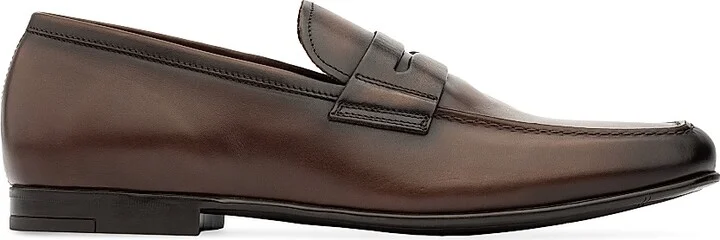 Men's Alek Leather Loafers - Nero - Size 9.5 - Image 10