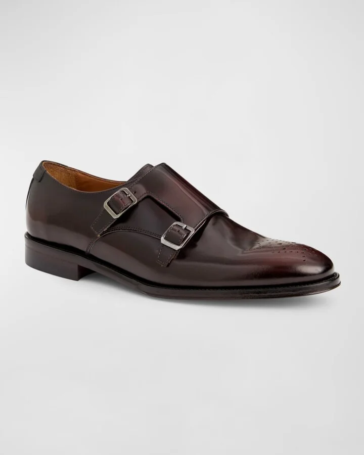 Men's Alfeo Double Monk Strap Loafers - Image 3