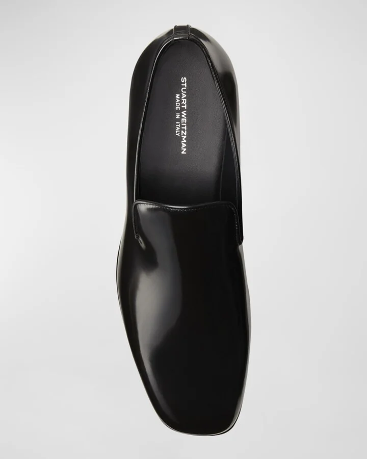 Men's Alfred Brushed Leather Loafers - Image 3