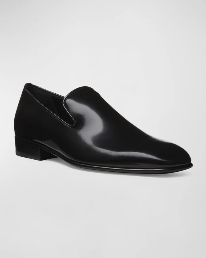 Men's Alfred Brushed Leather Loafers - Image 4