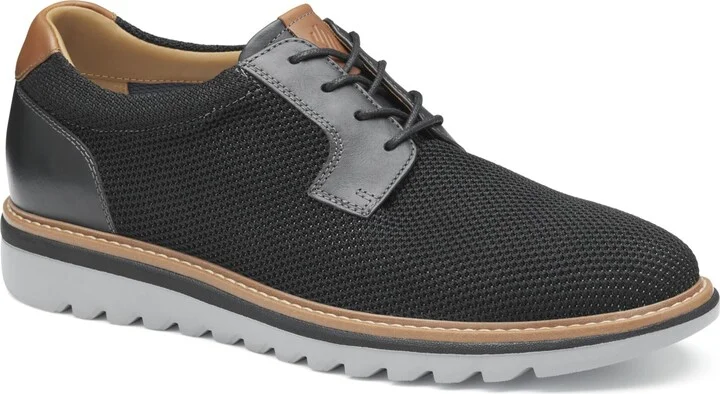 Men's Algood Knit Plain Toe Casual Lace-up Shoe