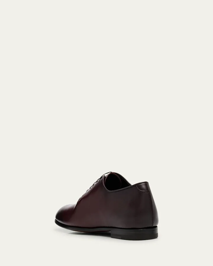 Men's Alicante Tramezza Calfskin Derby Shoes - Image 4