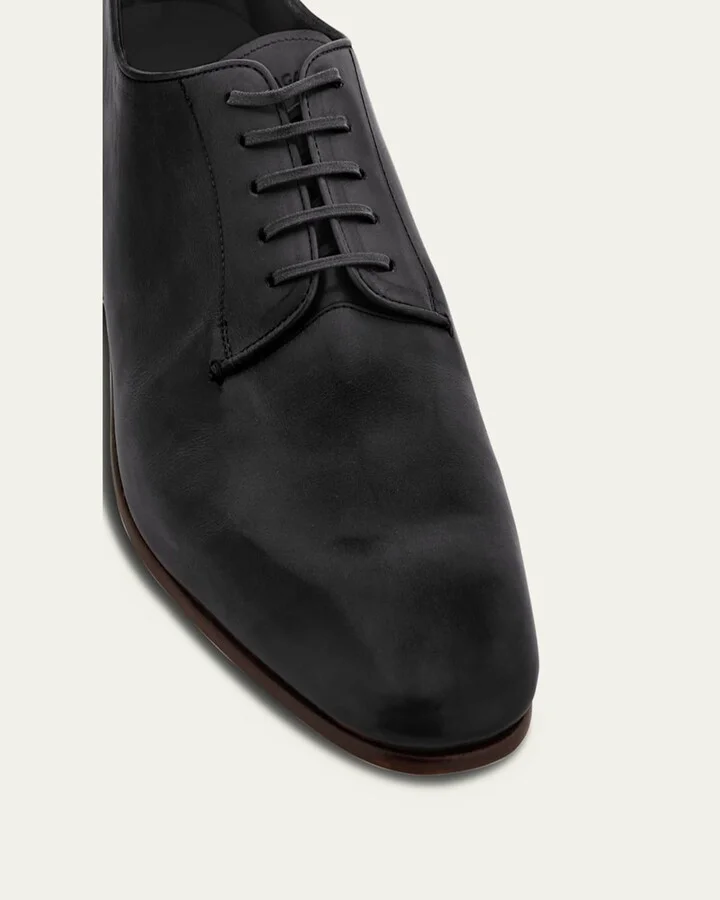 Men's Alicante Tramezza Calfskin Derby Shoes - Image 3