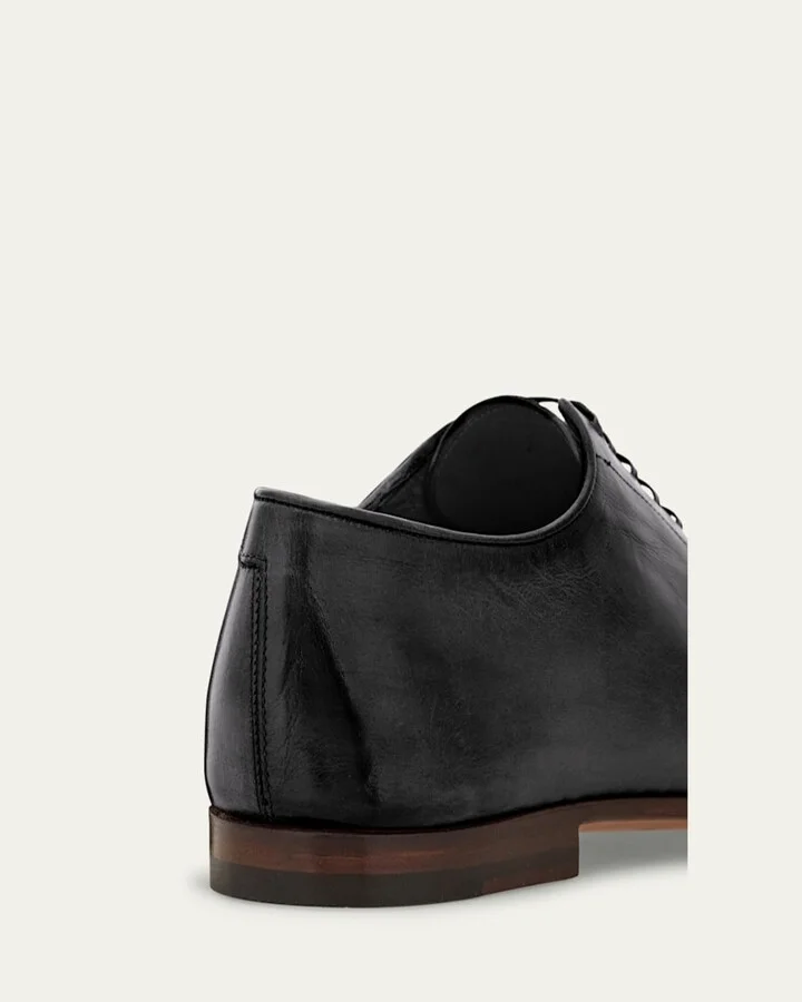 Men's Alicante Tramezza Calfskin Derby Shoes - Image 4